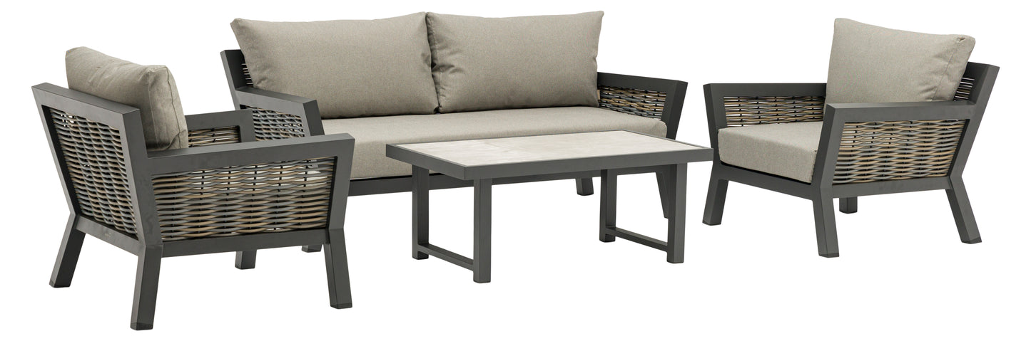 Bramblecrest Tuscan 2 Seat Lounge Set