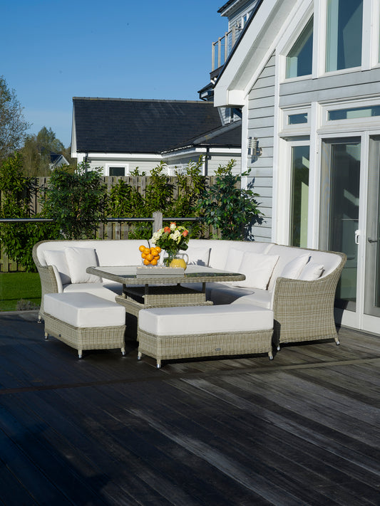 Bramblecrest Monte Carlo Modular Adjustable Dining Set