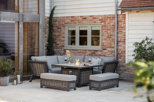 Bramblecrest Tuscan Square Modular with Firepit