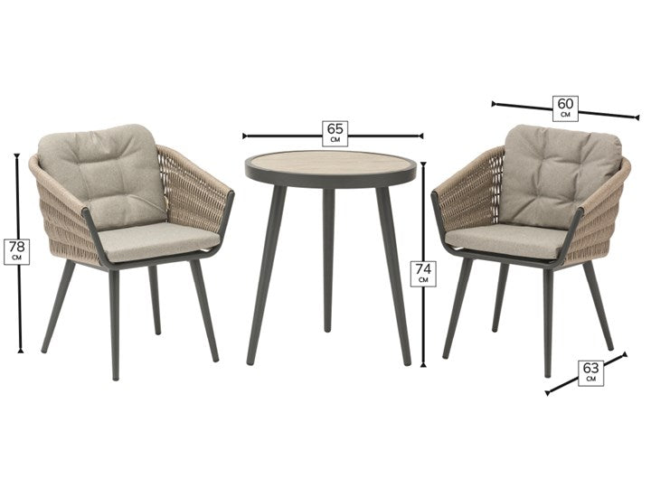 Bramblecrest Mauritius Bistro Set