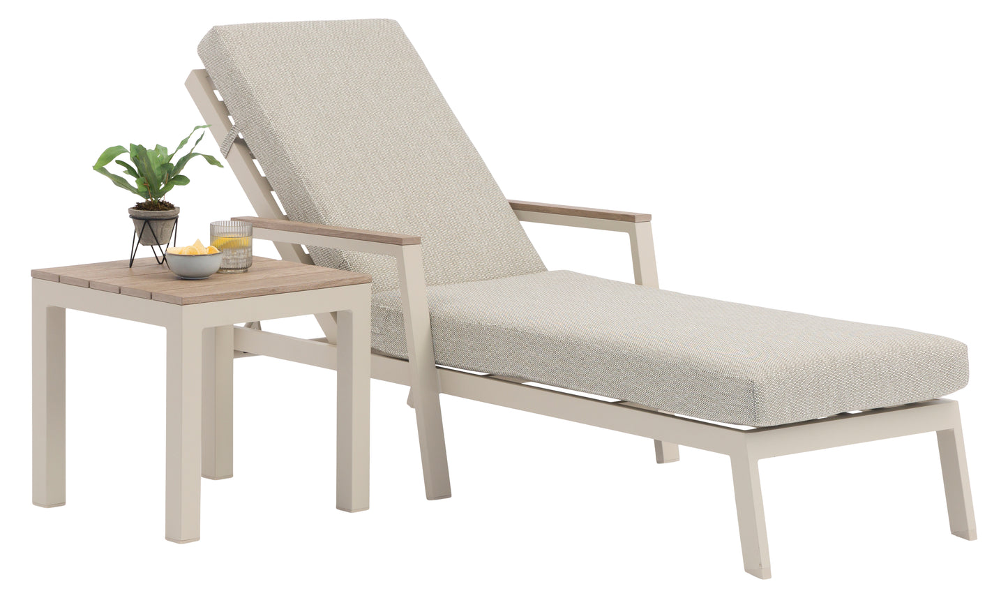 Bramblecrest Zurich Lounger & Coffee Table