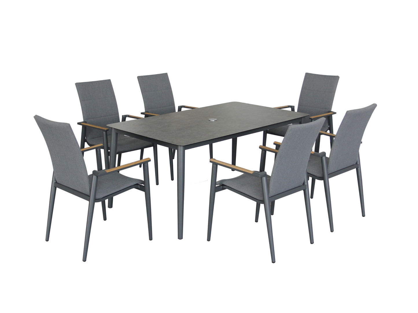 Bramblecrest Sofia Deluxe 6 Seat Rectangular Set