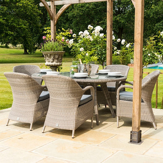 4 Seasons Outdoor Sussex 6 Seat Oval Dining Set