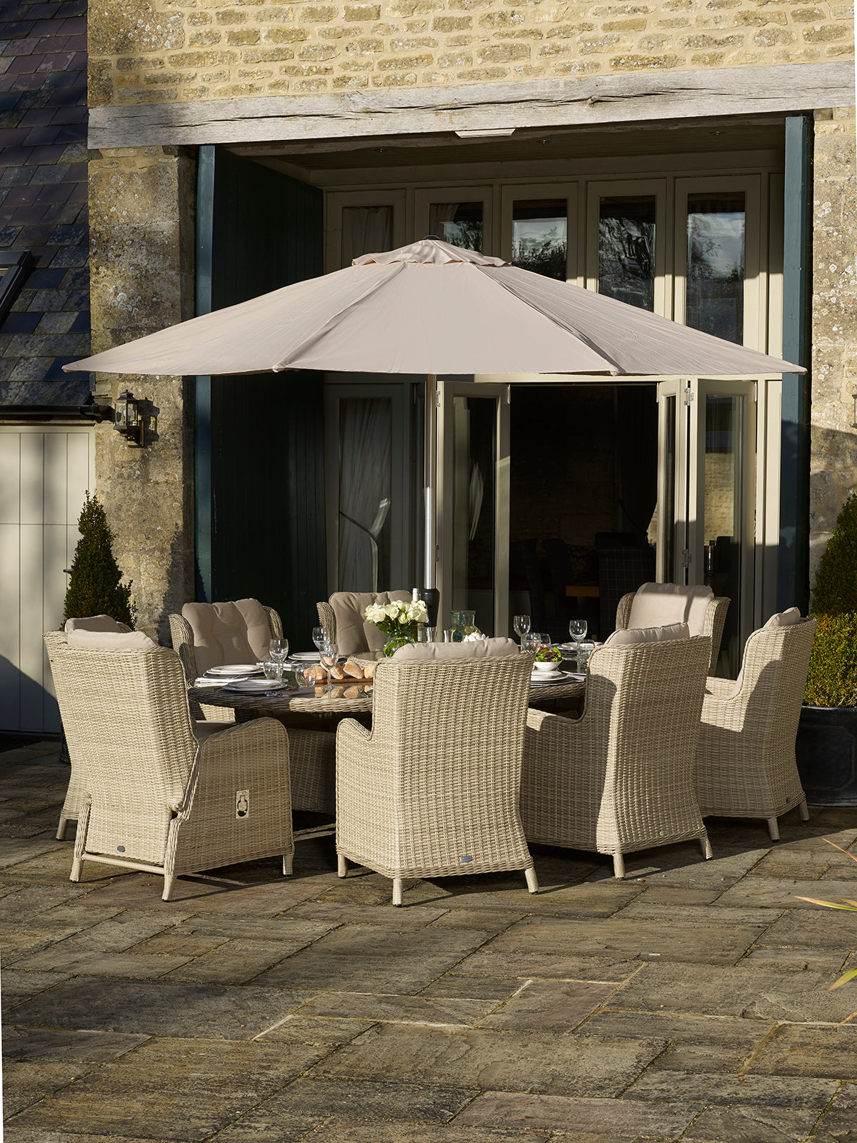 Bramblecrest Chedworth 8 Seat Eliptical Set