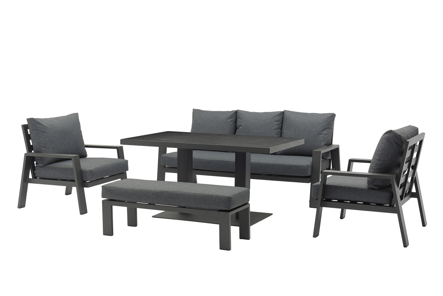 Bramblecrest Amsterdam Adjustable Lounge Dining Set