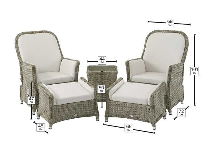 Bramblecrest Monte Carlo Recliner Set