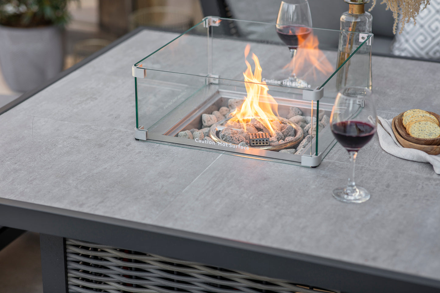 Bramblecrest Tuscan Square Modular with Firepit
