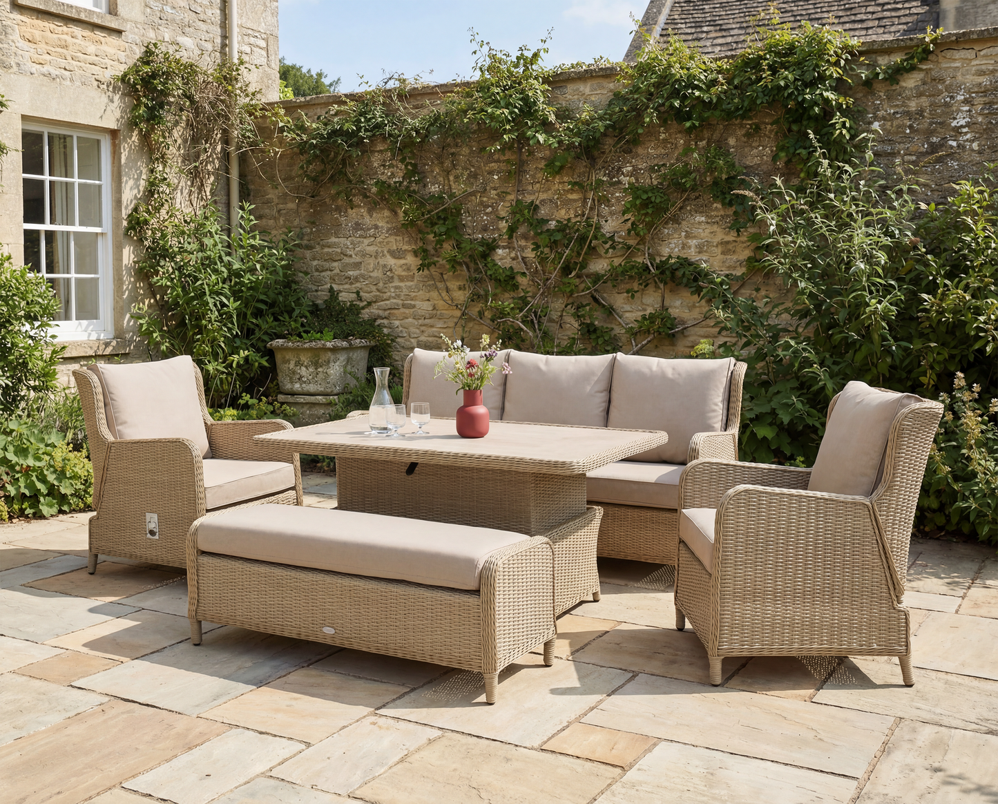 Bramblecrest Chedworth 3 Seat Reclining Sofa Set