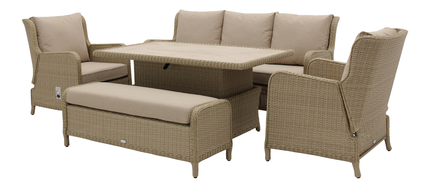 Bramblecrest Chedworth 3 Seat Reclining Sofa Set