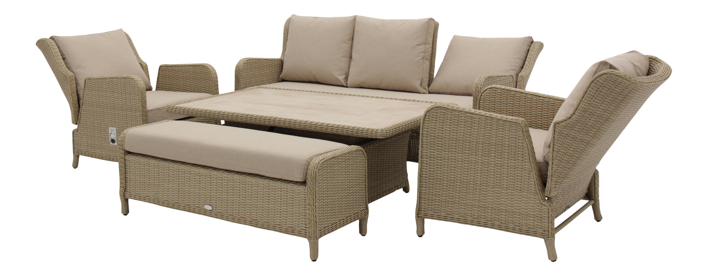 Bramblecrest Chedworth 3 Seat Reclining Sofa Set