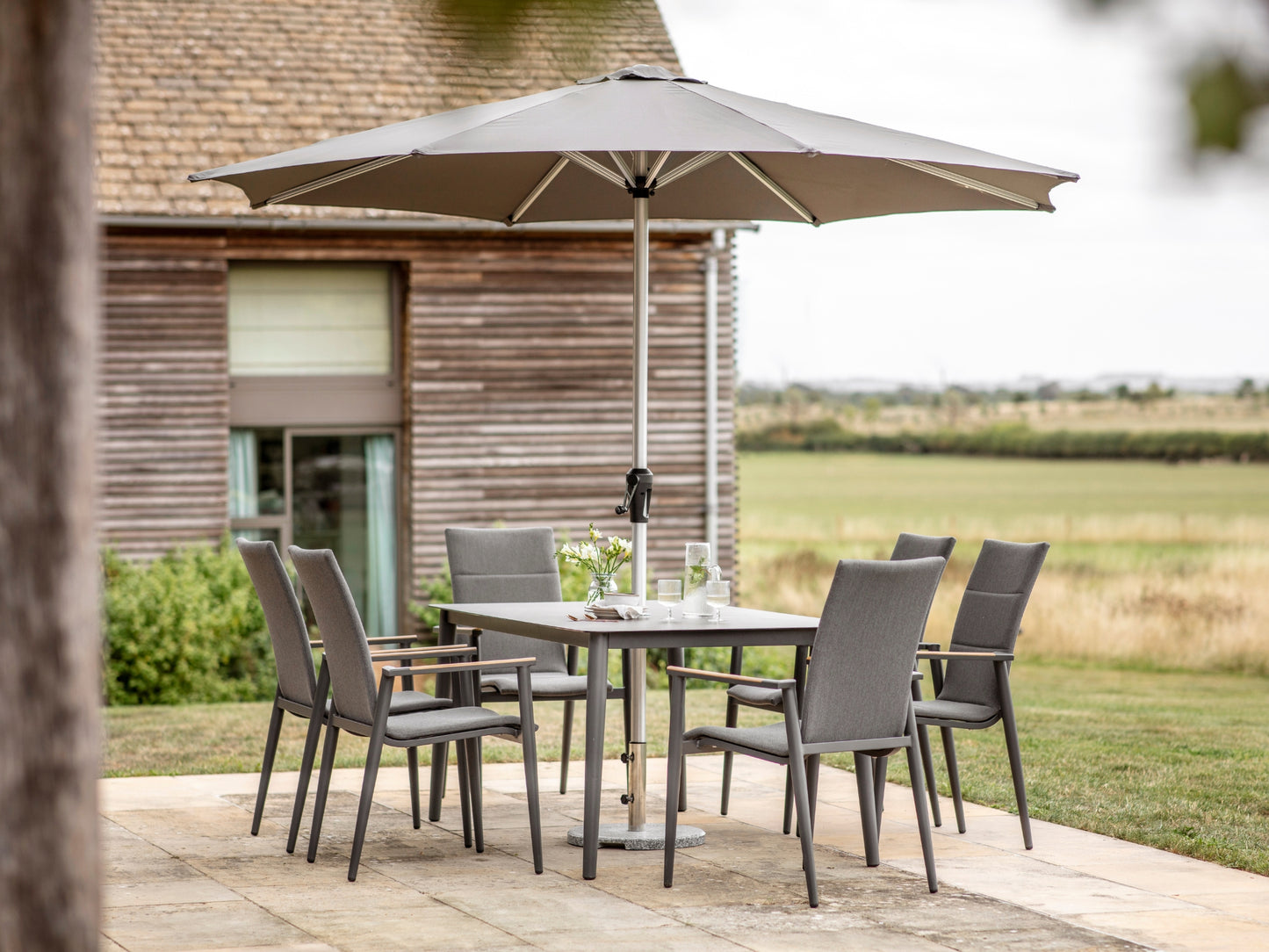 Bramblecrest Sofia Deluxe 6 Seat Rectangular Set