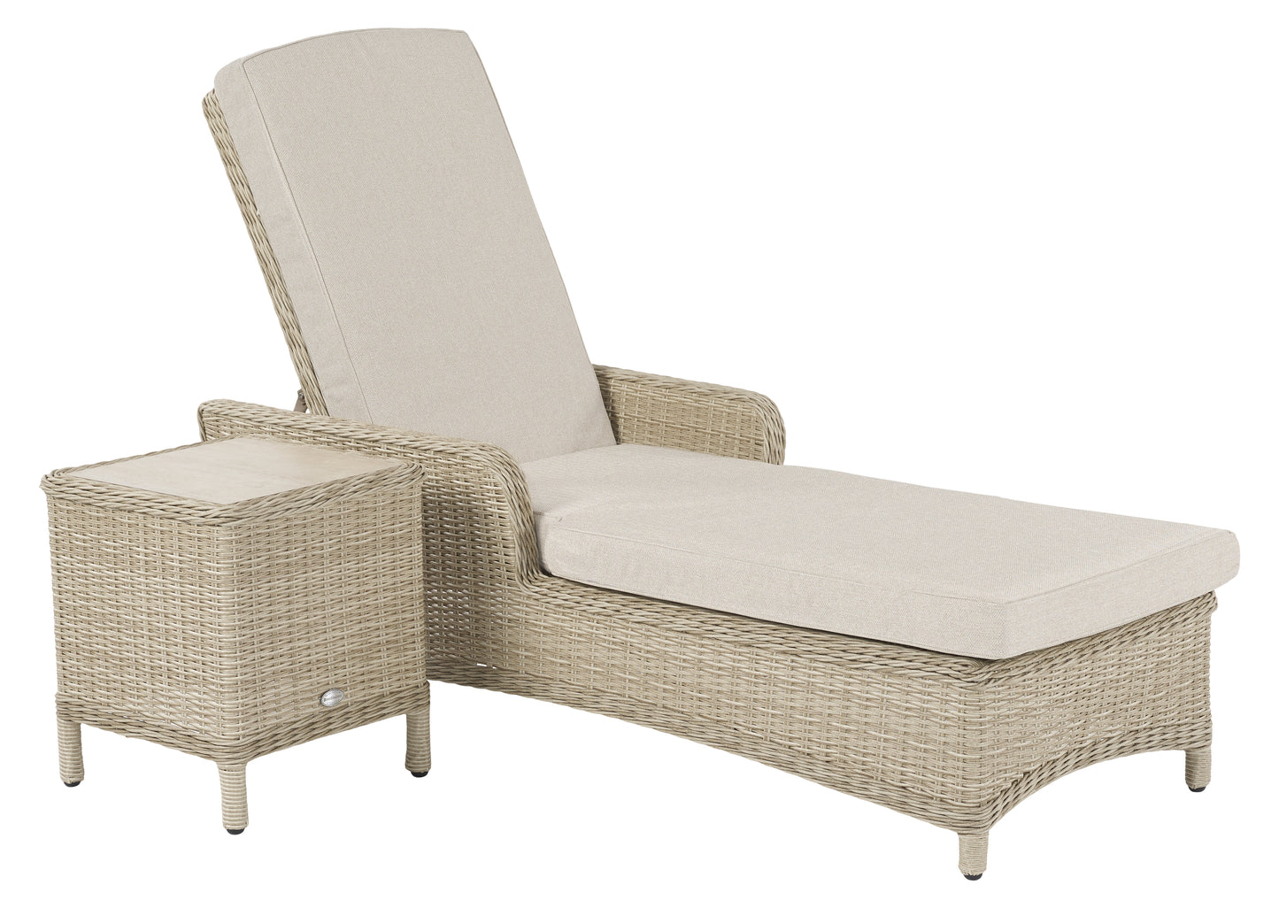 Bramblecrest Chedworth Lounger and Coffee Table Set